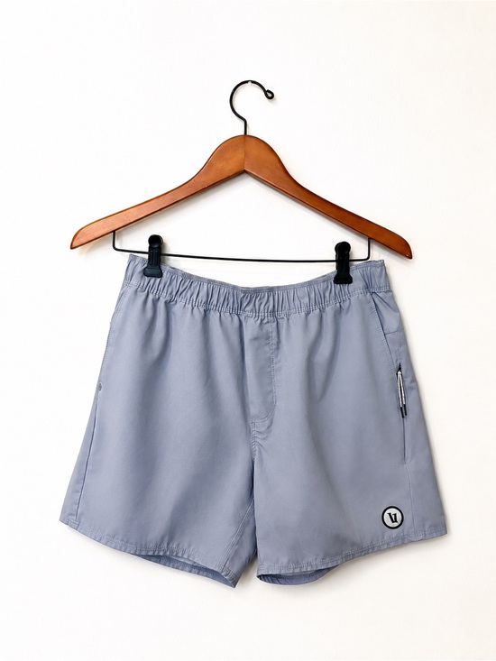 Vuori Other - Vuori Men’s Medium Light Blue Gray Performance Athletic Shorts Zip Pocket